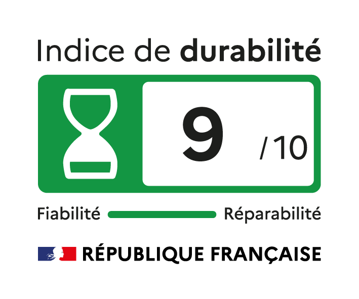 Indice de durabilité : 9.0 / 10